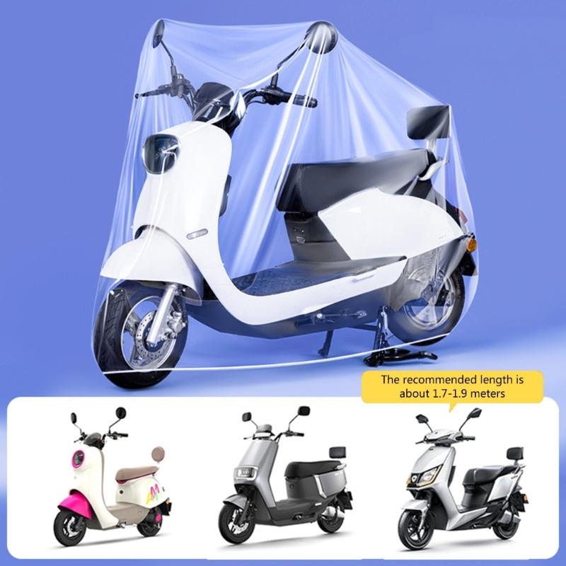 Housse de Pluie Imperméable pour Moto Scooter Protection Extérieure contre le Soleil Anti-poussière Protecteur