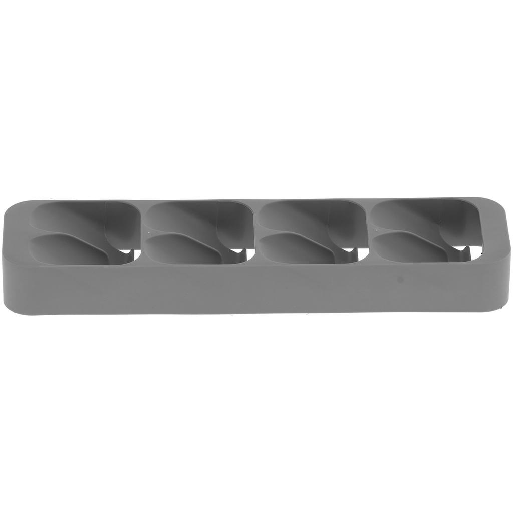 Grey Kitchen Spice Bottle Rack Kitchen Storage Holder Seasoning Jar Storage Shelf for Home