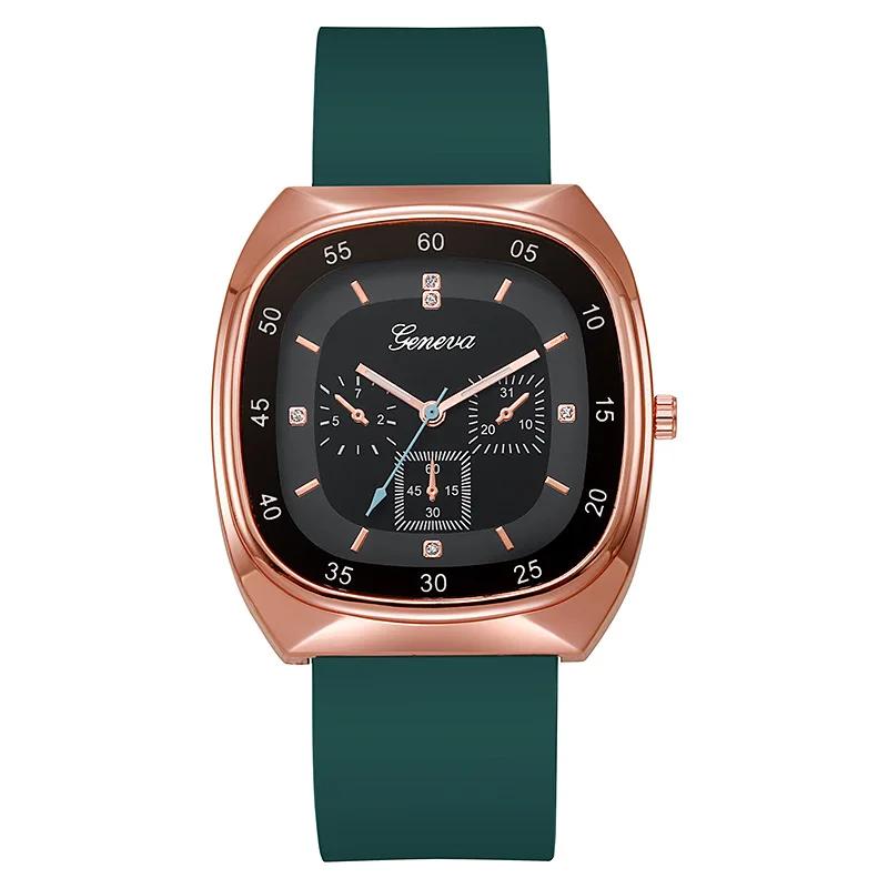 Luxury Women Watch Antique Wristwatch Quartz Watches Women Clock Ladies Silicone Strap Watch Gift Reloj Mujer Montre Femme