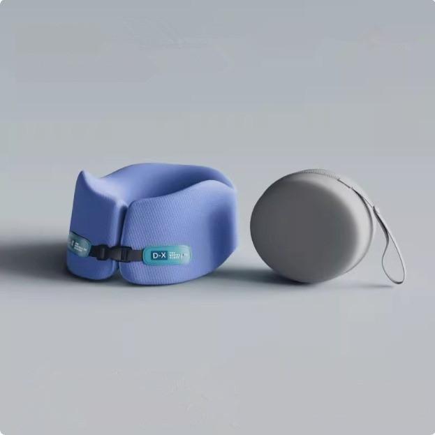 

Подушка для кемпинга Мягкая дорожная подушка U-образной формы для путешествий Медицинская подушка с эффектом памяти для шеи и шеи Подушка для самолета Подушка для шеи 24x24x12cm синий