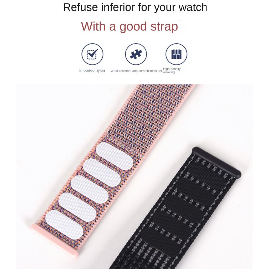 Nylon WatchBand Strap For Huawei Watch Fit 3 Wristband Elastic Weave Sport Loop Bracelet For Huawei Watch Fit 4 Pro WatchStrap