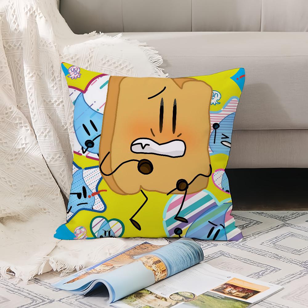 Cartoon Cute B-Bfdi Pillow Case Office Cushions Suitable For Sofa Car Bedroom Decorative Cushion Cover