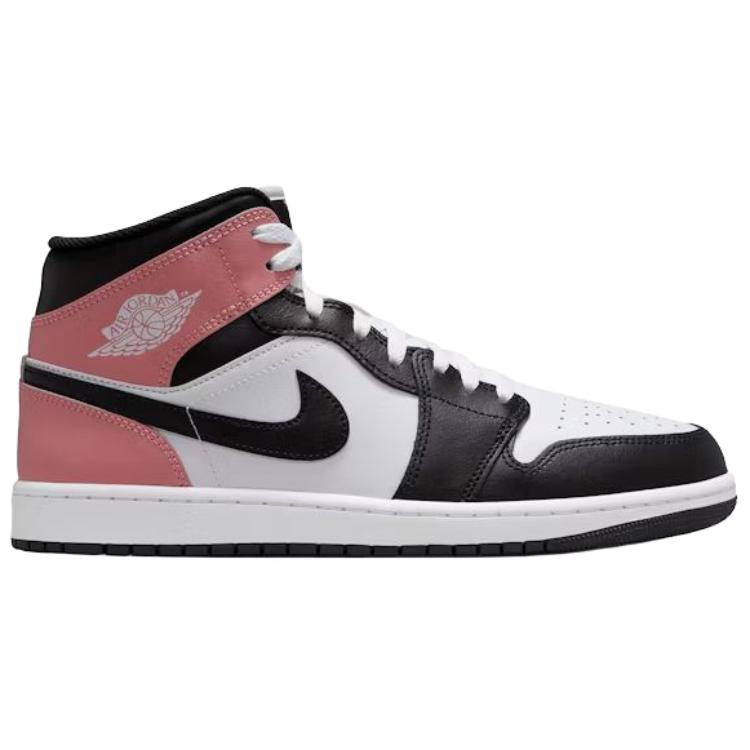 Air Jordan 1 Mid White Rust Pink Black DQ8426-100