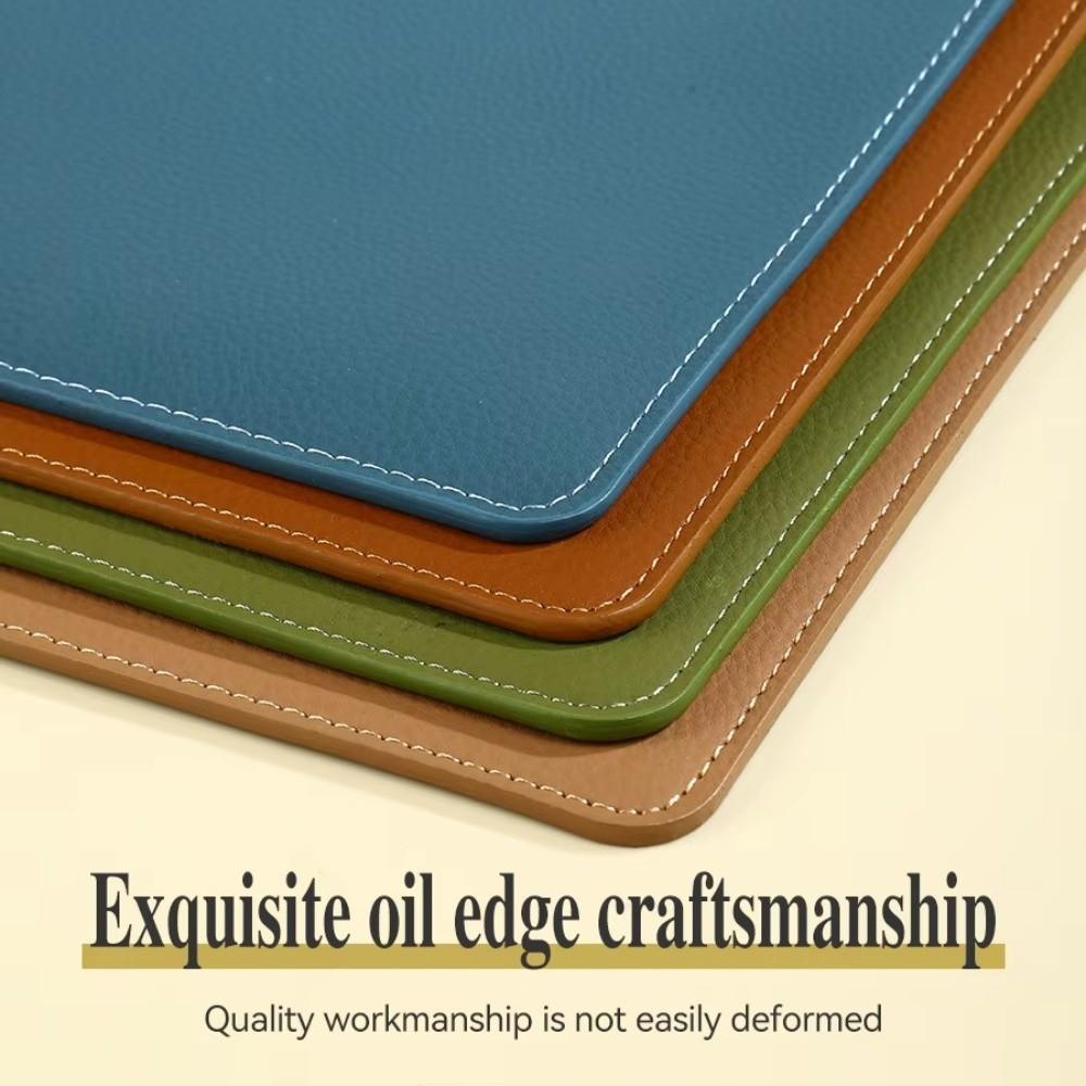 PU Leather Document Bag Zipper Bag Business Briefcase Information Bag  School Office Supplies