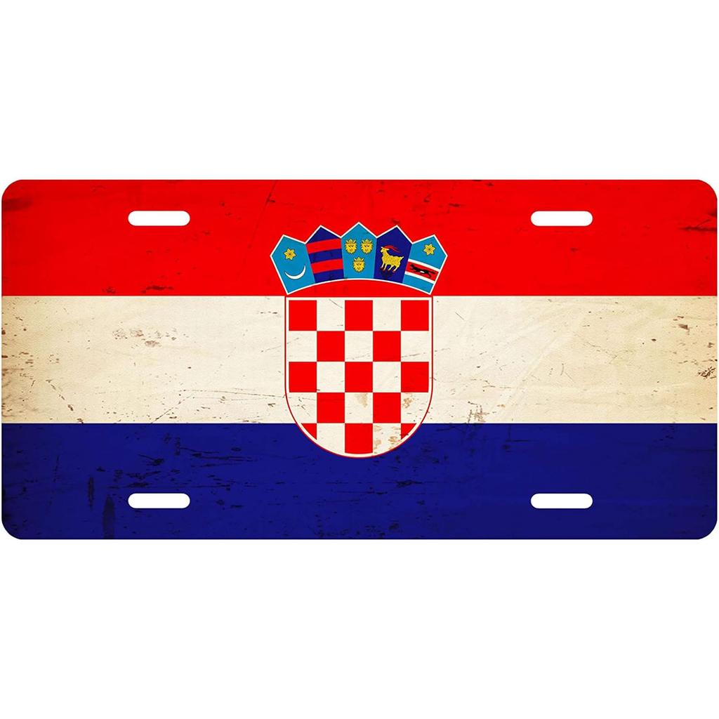 Brazil Flags License Plates Metal Tin Signs for Wall Decoration Vintage Tags Metal Automotive Signs For Cafe Bar Club Garage Pub