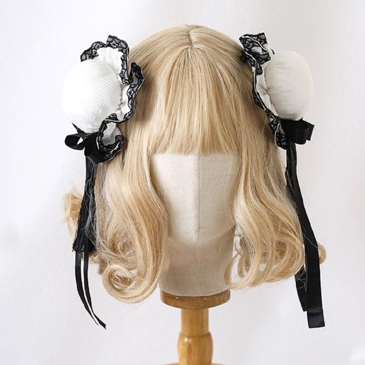 2PCS/Set Hairpin Chinese Style Hair Bun Shape Hairpin for Teen Halloween Use