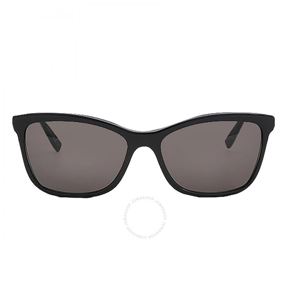 

Черные женские солнцезащитные очки «кошачий глаз» Saint Laurent SL 502 001 56