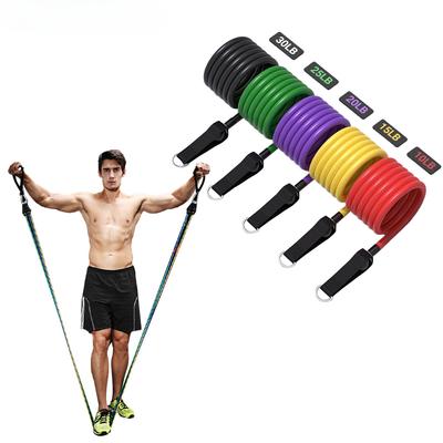 Men Resistance Bands for Women Tensioner Pull Rope Set Fitness Multi Function Suit Muscle Training Belt Elastic Sleeve Bands