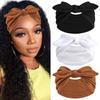 1/3pcs Women Bow Headband Bohemian Style Non-Slip Fitness Yoga Headscarf Outdoor Travel Hiking Elastic Hair Wrapped Headband