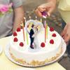 Wedding Cake Topper Statue Resin Bride and Groom Cake Figurines Decorative Sculptures Cute Ornaments for Party Favors
