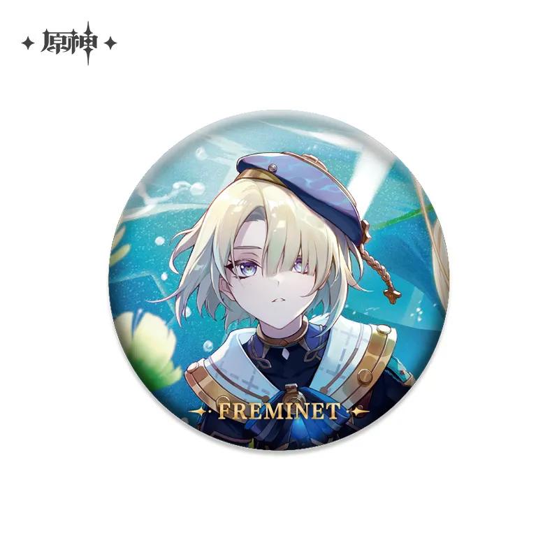Sunsyea Genshin Impact Official Merch miHoYo Original Theme Series Badge Vol.4 Alhaitham Kaveh Furina Arlecchino