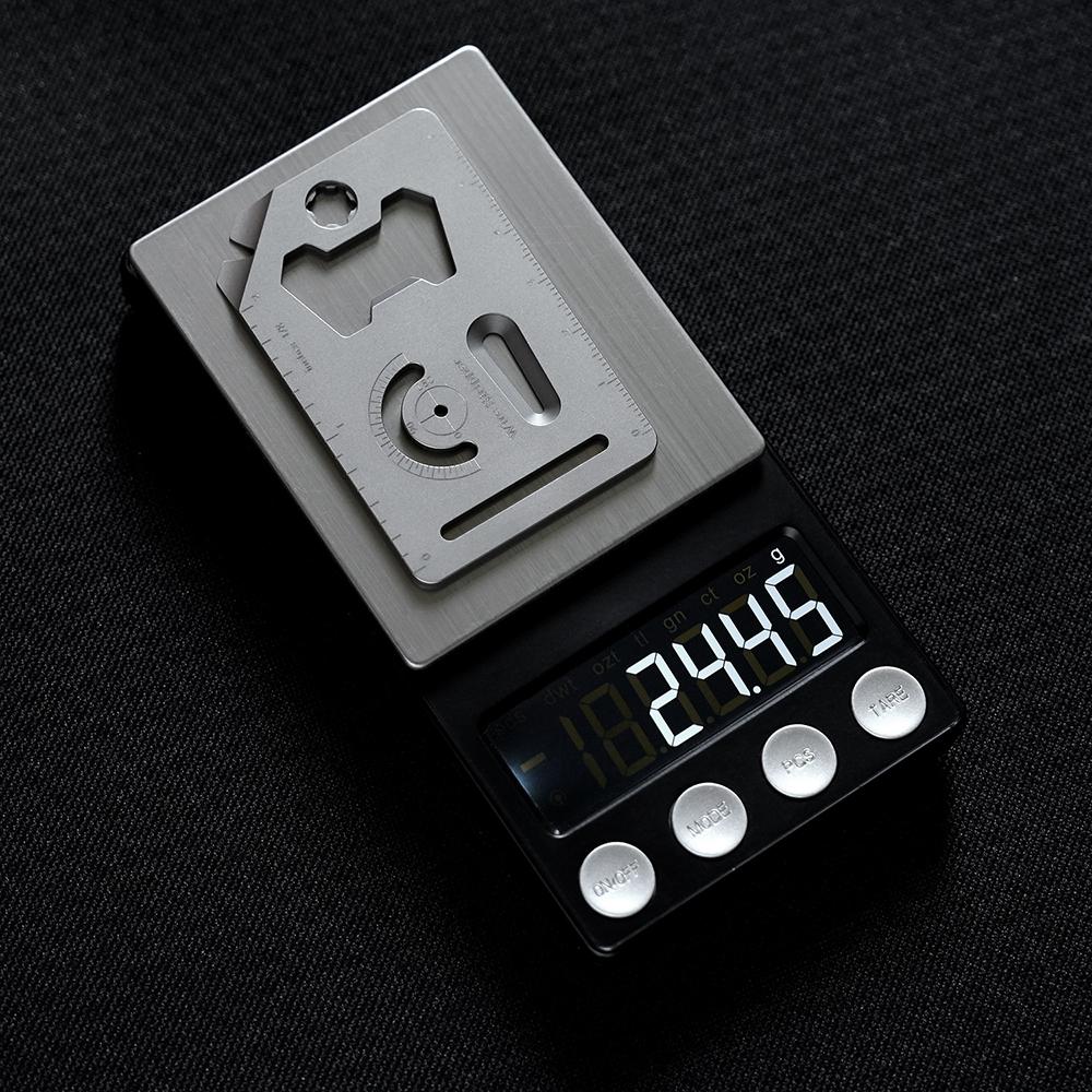 Pocket Small Tool Titanium Multi-Tool Card Bottle Opener Wrench Keychain Accessories Outdoor EDC Tool 4