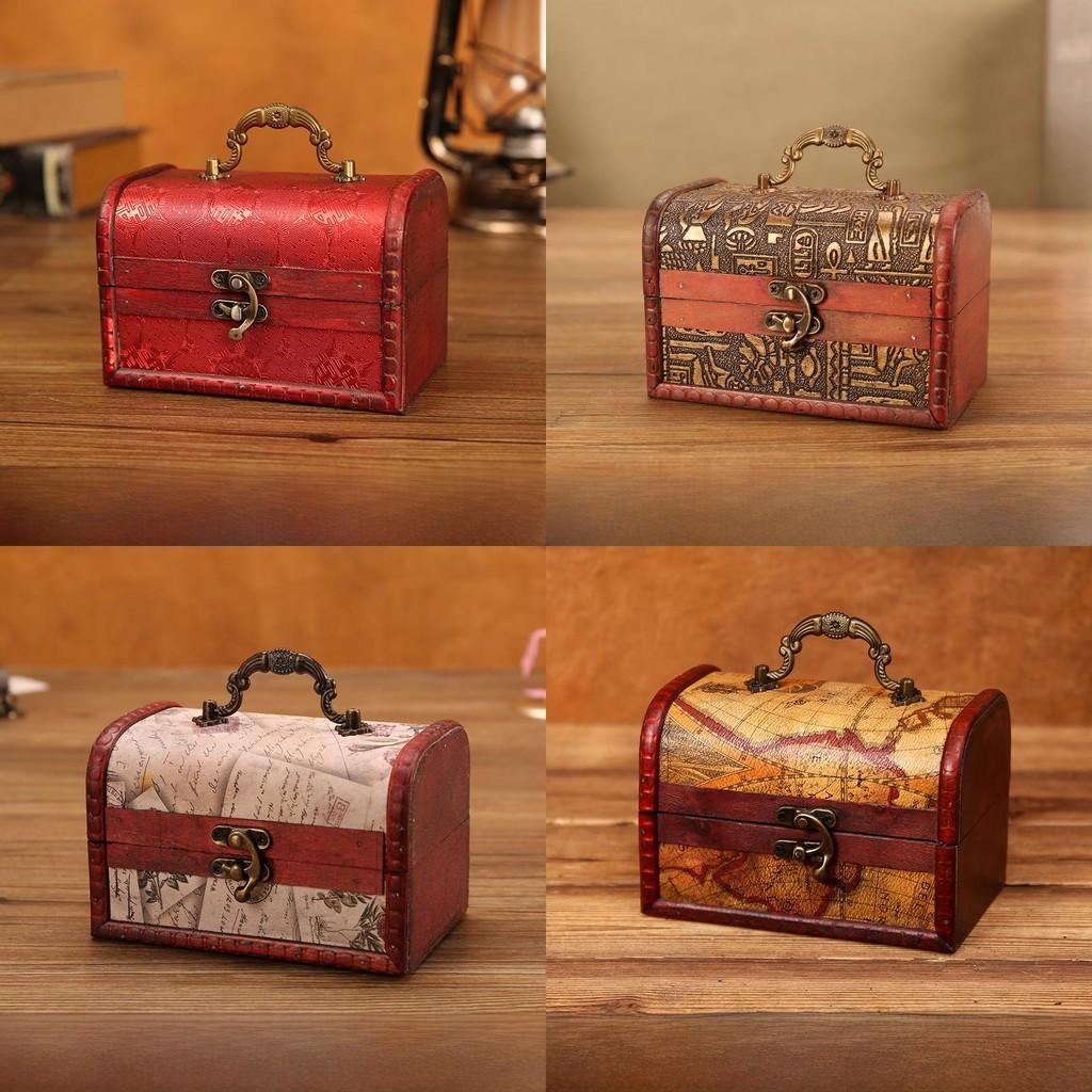 Wooden Chinese Style Storage Box For Accessories And Home Decorations Gifts