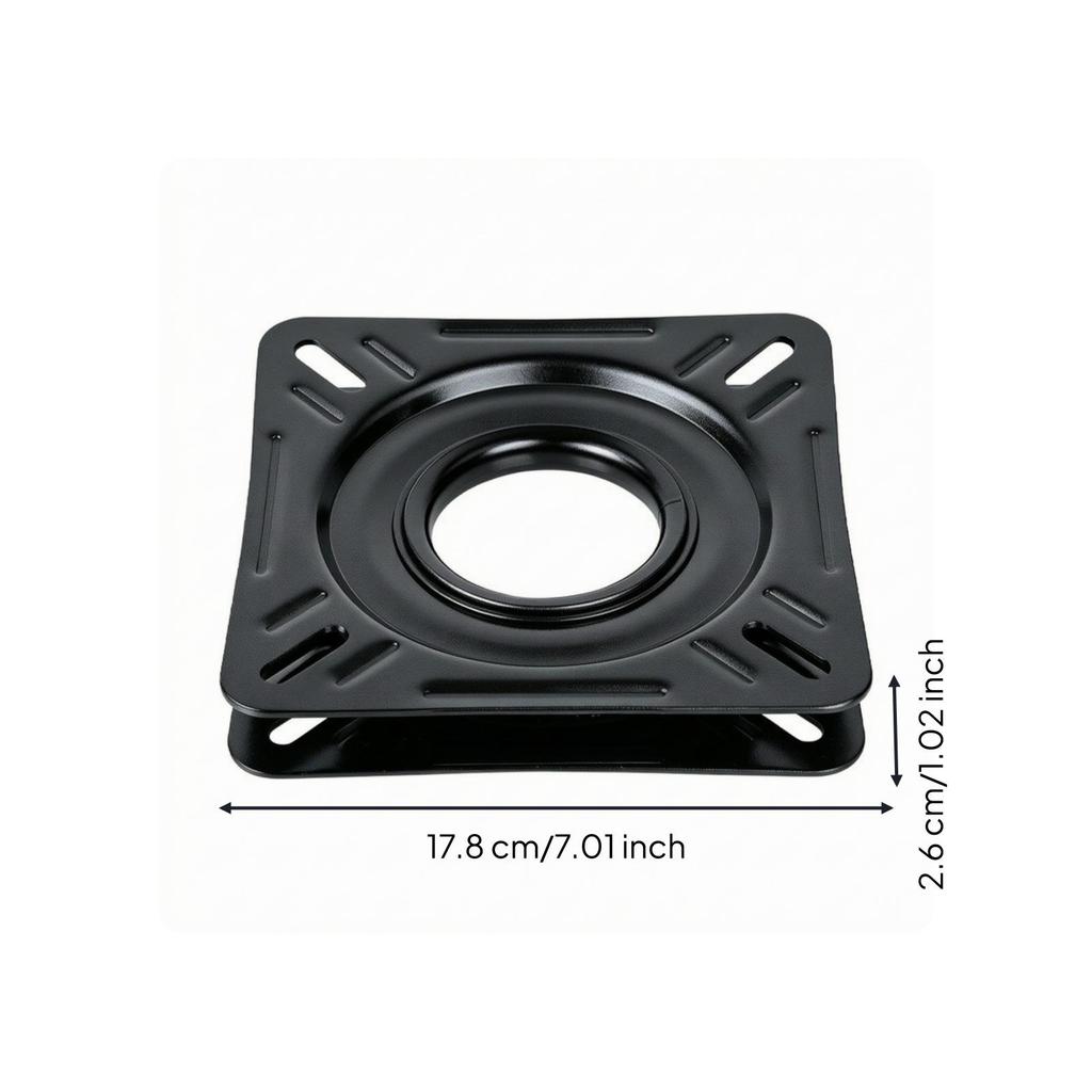 Seat Swivel Strong Rotating Plate Quiet for Marine Seats, Boat Owners