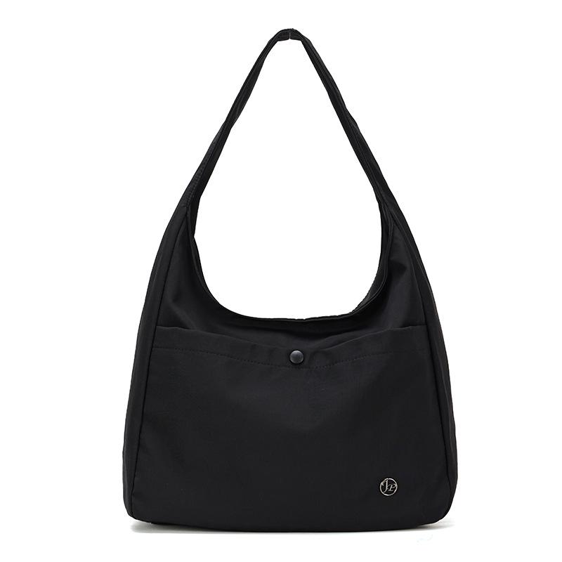 Korean Style Dumpling Crossbody Bag - Large Capacity Nylon Shoulder Bag for Women