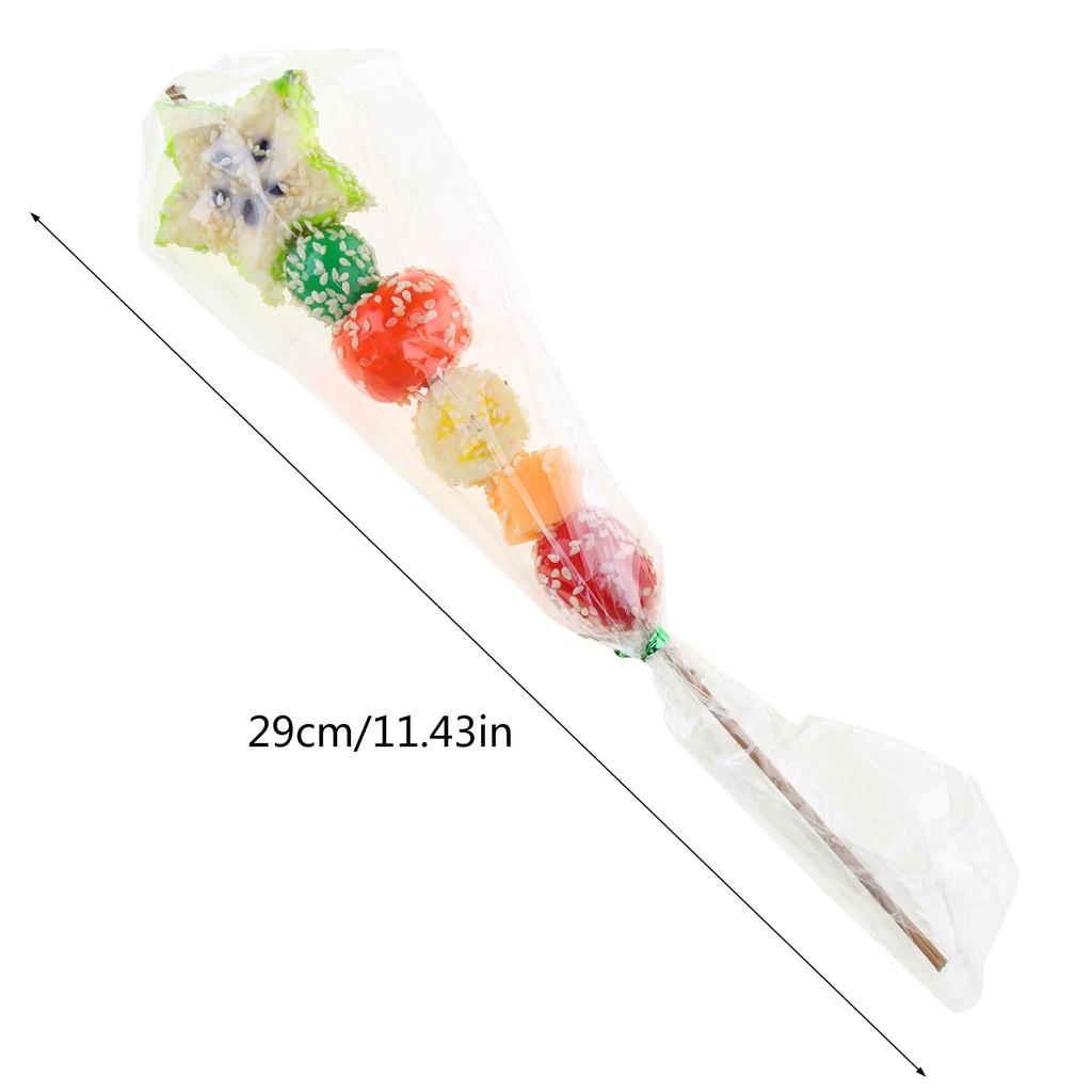 Artificial Sugar-Coated Haws Fake Candied Haws Realistic Simulation Candied Haws Artificial Fruit for Photography Prop