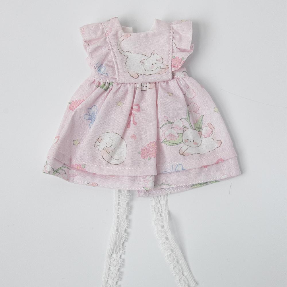 Blythe clothes Retro Floral Dress set Crop Top midi tulle Skirt Short Skirt for Licca Azones Ob22 2427 Ker YMY doll accessories