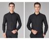Golden Shield Men's Long Sleeve Non-Iron Bamboo Fiber White Shirt - Business Formal