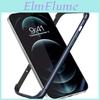 Bumper Case Iphone For 14 15 16 13 12 Mini 11 Pro Max 12pro 11pro Xr X Xs Luxury Aluminum Metal Silicone Phone Frame Blue Black Accessories