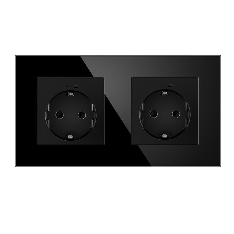 European Standard Smart WiFi Socket with APP Remote, Voice Control, Timer & Power Monitoring