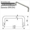 Solid 304 Stainless Steel U-Shaped Cabinet Handle