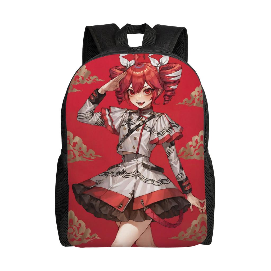 Cartoon Kasane Teto Rucksack für Männer Frauen Teenager High School Arbeits-Tagesrucksack Laptop Computer Leinwandtaschen Sport