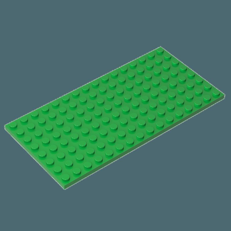 50g Small Particle Building Blocks: 8x16 Thin Plate Brick Accessories