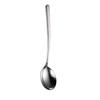 Stainless Steel Hammered Long-Handle Spoon, Stylish Western Cuisine Soup & Teaspoon for Adults