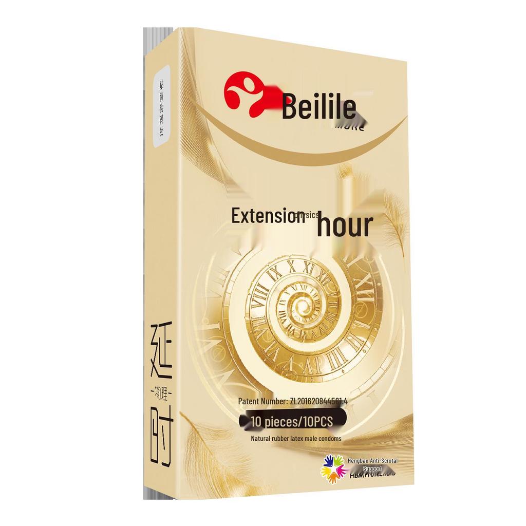 Bailile Oneskorená Ejakulácia Klimax Čierne Hríbikové Kondómy s Hrotmi