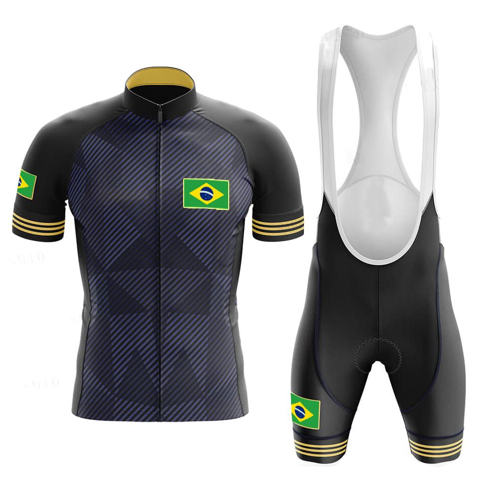 Herren Kurzarm Radtrikot Set Sport MTB Radbekleidung Fahrrad Straßenfahren Set Trägerhose Sommer Atmungsaktives Radanzug Set 2026