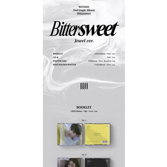 MONSTA X - WONHO - Bittersweet (2nd Single ) Jewel Ver. Random