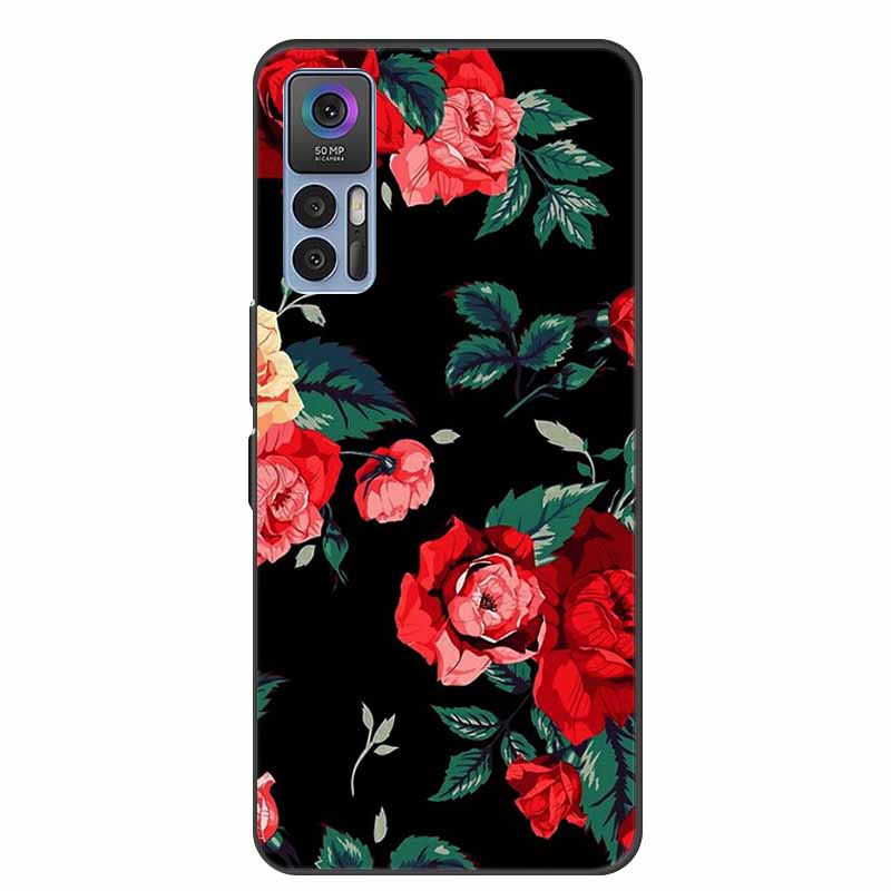 For TCL 30 Plus Case Luxury Soft Silicone Back Cover Phone Case for TCL 30 SE Coque TCL 30 5G for TCL 30+ Protector T676J Fundas