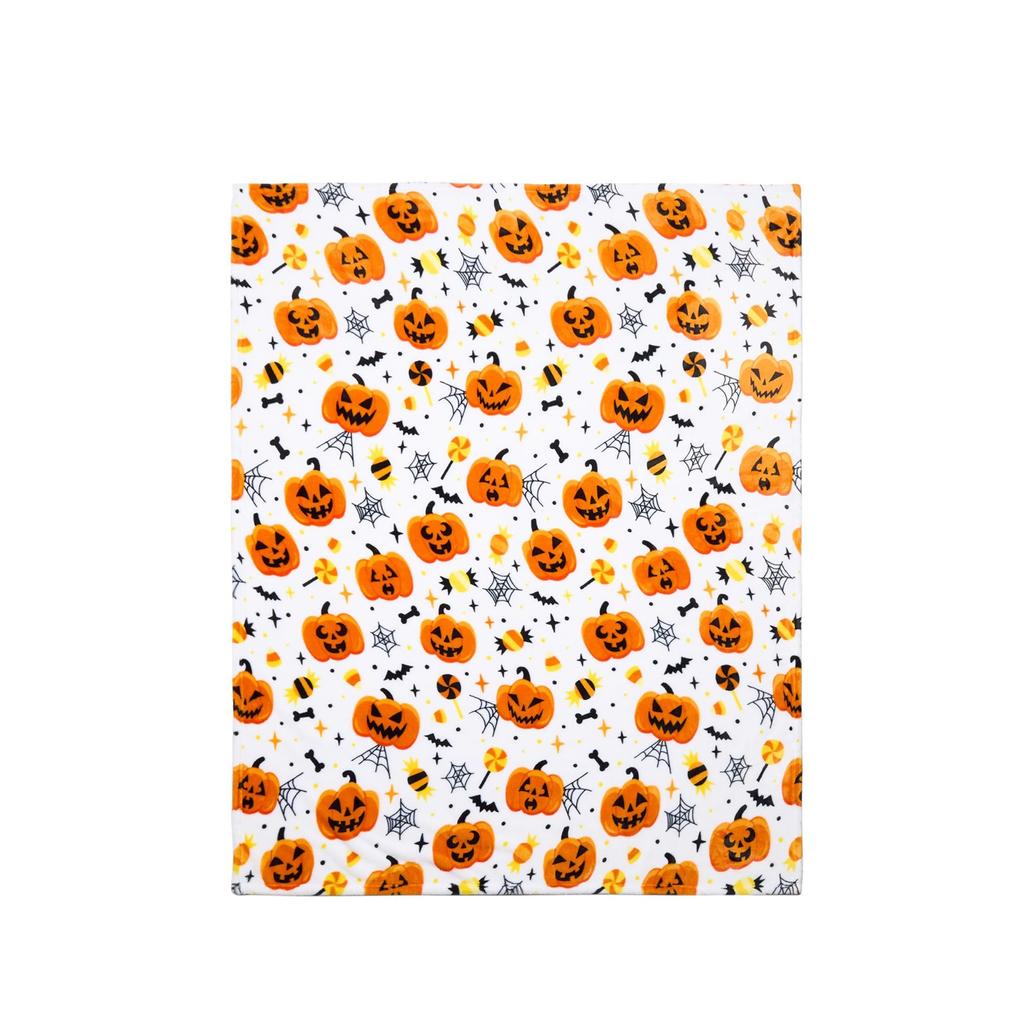 Halloween Kasteteppe Heks Mykt Plysj Koselig Flanell Halloween Teppe Dekorasjon For Fest Sofa Seng Stue