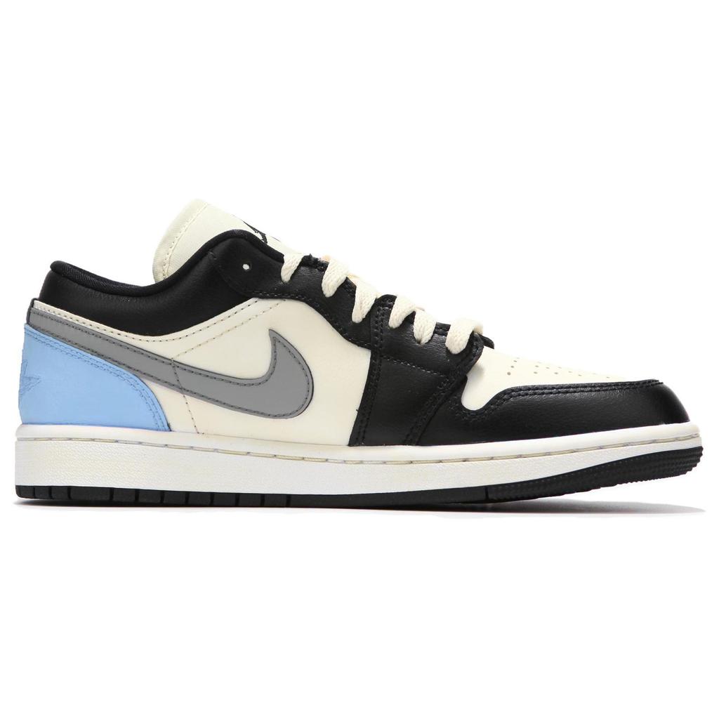 Jordan Air Jordan 1 Low top Vintage Basketball Shoes Women's Black Blue DC0774-101(Team24-)