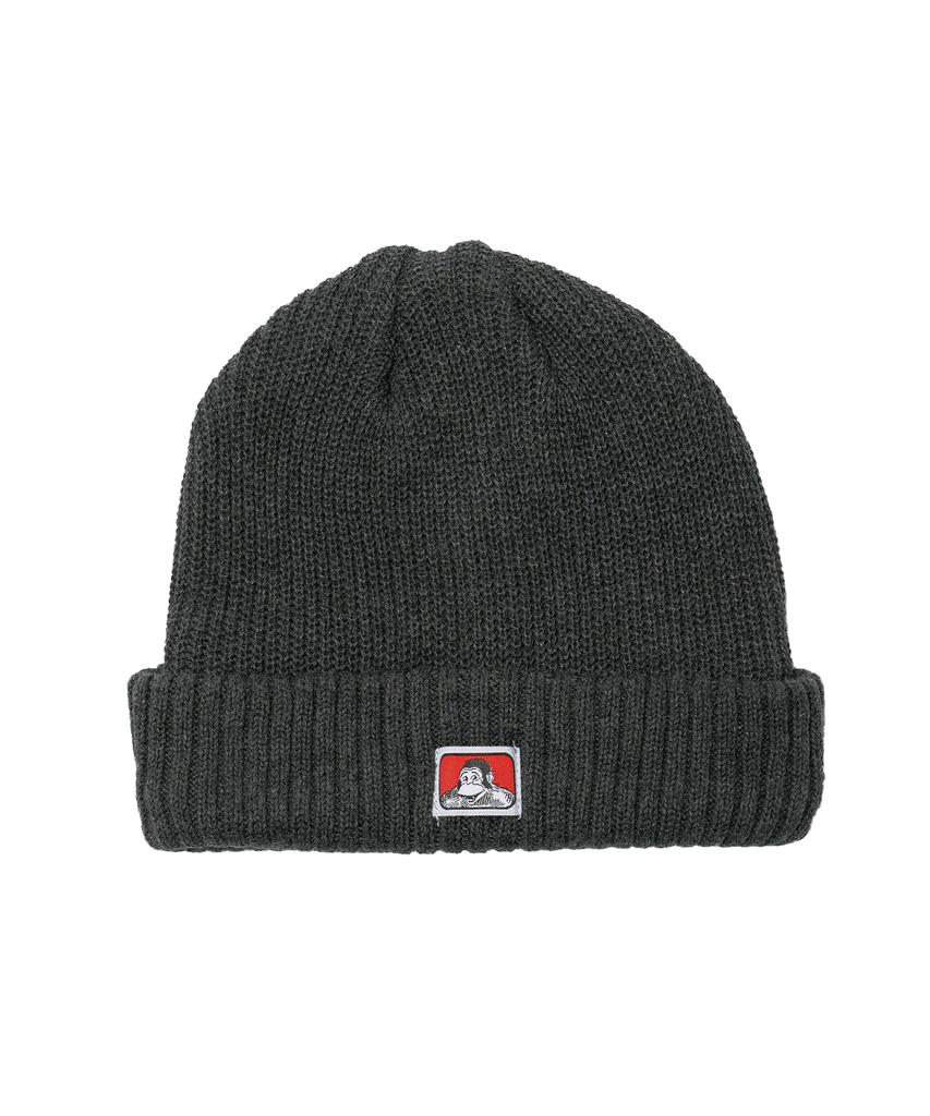 BEN DAVIS Original Micro Logo Cotton Knit Beanie Beige