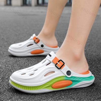 Sommer Herren Hausschuhe 2025 Neu Anti-Rutsch Sport Freizeit Strand Hausschuhe Bequeme EVA Clogs Outdoor Garten Hausschuhe