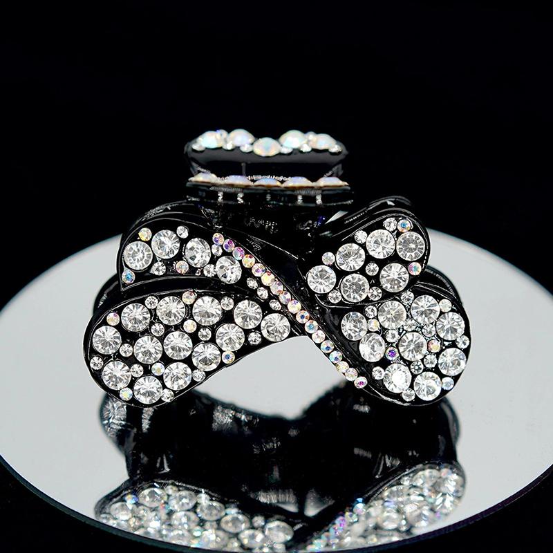 

1 шт. Заколка для волос женская, модная акриловая заколка для волос, аксессуары для волос, заколка для волос со стразами белый