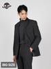 Comspace1980 [Big Size] Cashmere Check Single Blazer Charcoal