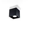 Plafon Quad 1 Gu10 Czarny Alu Sollux Sl.0022