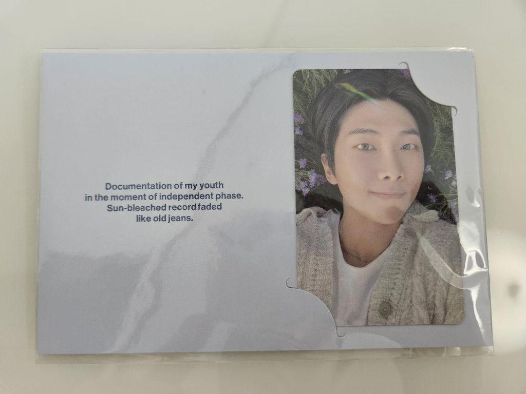 [USED] BTS RM Indigo JPFC Bonus Trading Card