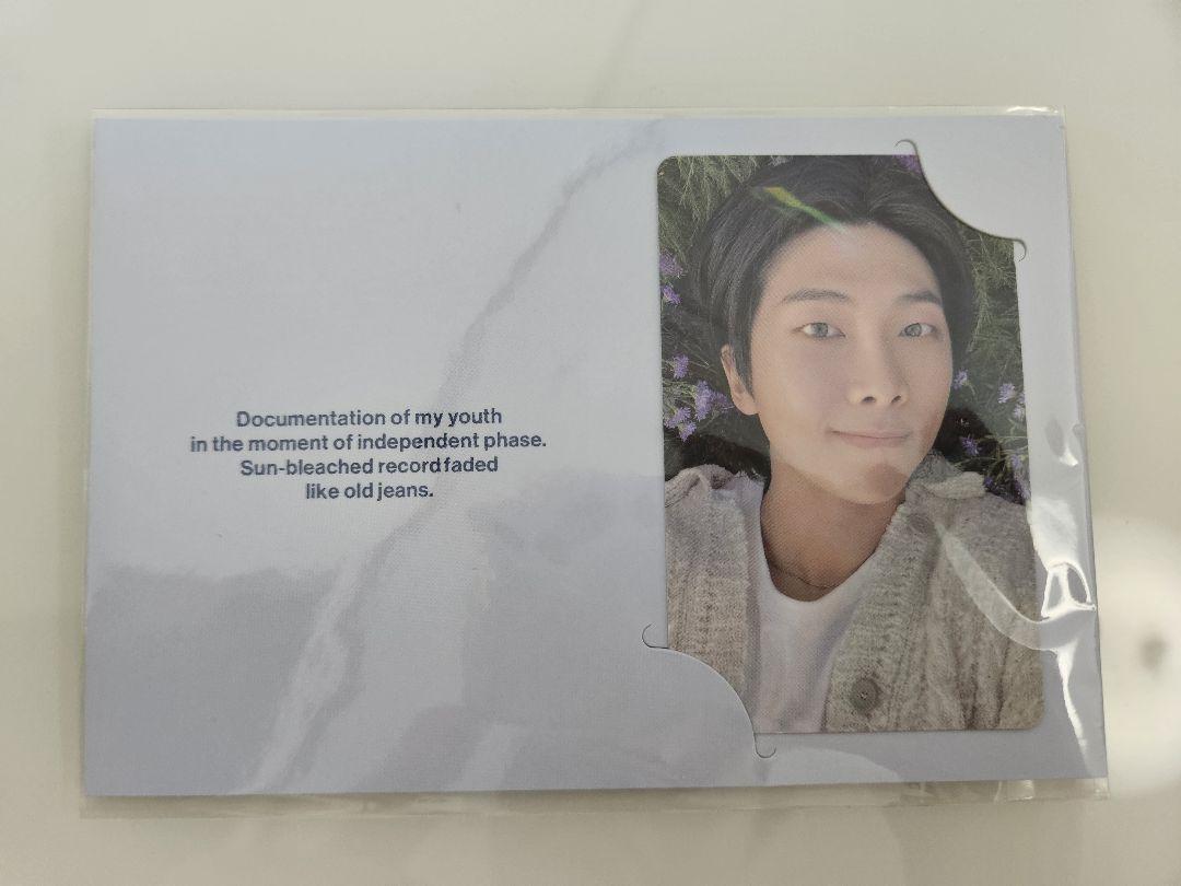 

[Б/У] BTS RM Indigo Бонусная торговая карта JPFC