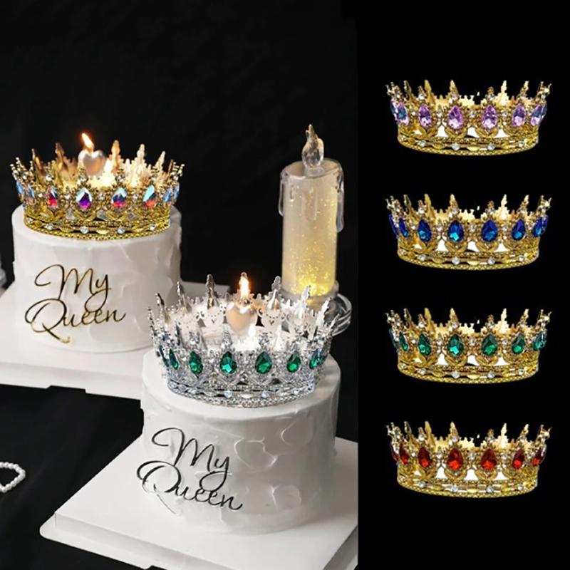 Beautiful  Large Crown Cake Decoration Crown Cake Topper For Girl Birthday Party Cake Decorations