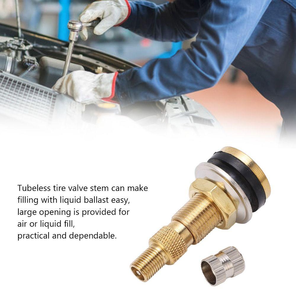 10 Pack Clamp-In TR618A Valve Stems Heavy-Duty Durable Tubeless Clamp Fast Flow Valve Core Air Liquid Valve Farm Machinery