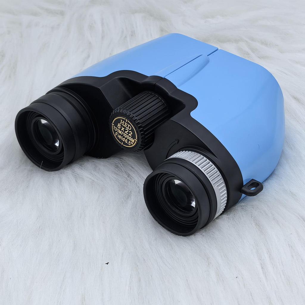 8x22 Multicolor Compact HD High Magnification Binoculars for Travel, Concerts, and Mountaineering