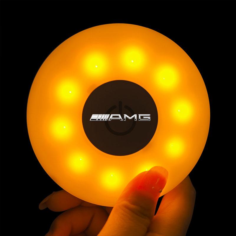 LED Touch Light Wireless Car Interior Lighting Auto Roof Ceiling Reading Lamp For Mercedes-Benz AMG C500 C200 C300 A B C E GLA CLA GLK GL ML GLE W204