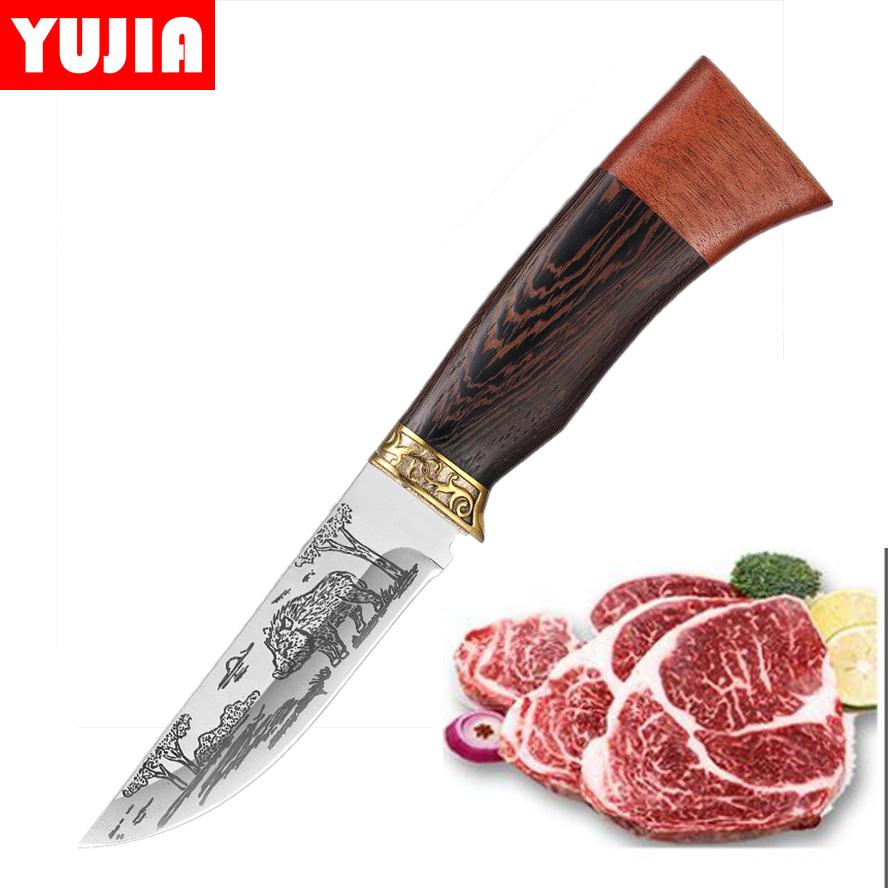 

Нож для разборного кованого ножа для мяса из нержавеющей стали Нож повара для фруктов и овощей