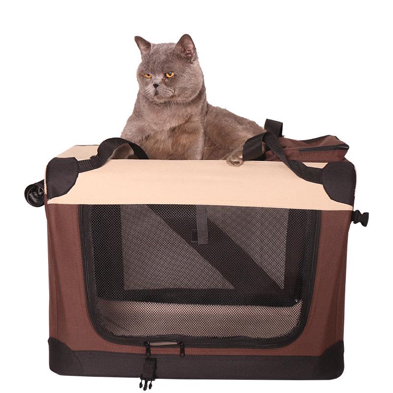 Portable Folding Pet Cage for Dogs and Cats, Medium To Large, Suitable for Travel or Home