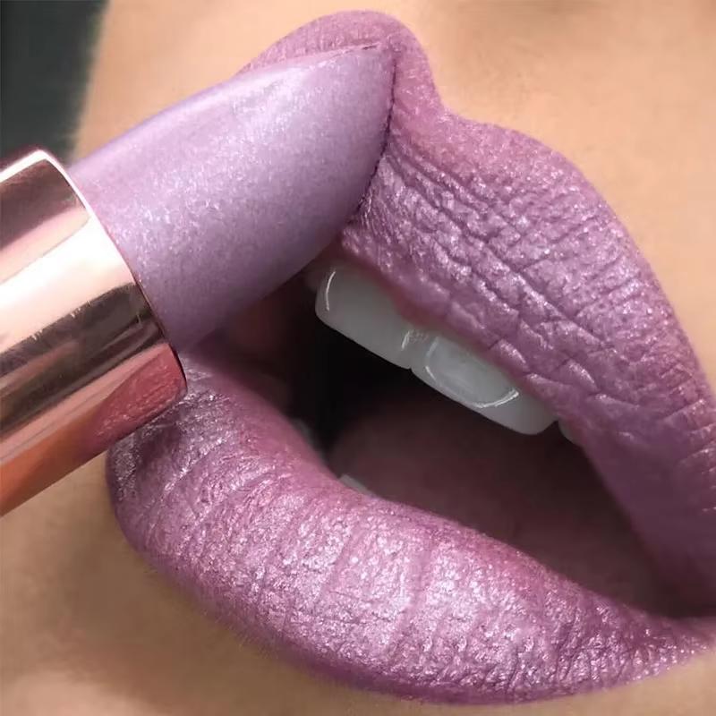 Třpytivá matná rtěnka se změnou teploty Vodotěsná Dlouhotrvající diamantové rtěnky Nepřilnavé Červená Růžová Tónovací make-up na rty Kosmetika