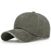 Washable and Aged Glossy Cap for Men, Multi-color Soft-top Coated Fabric Sunshade Baseball Cap