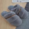 Plush Indoor Slippers: Warm, Non-slip Cotton Shoes for Men & Women - Perfect for Autumn & Winter